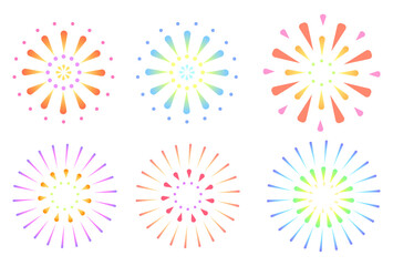 Colorful fireworks