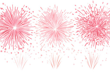  A pink hibiscus bush with red flowers and green leaves on a white background, a PNG file of a cutout design for graphic elements in the style of a botanical illustration,