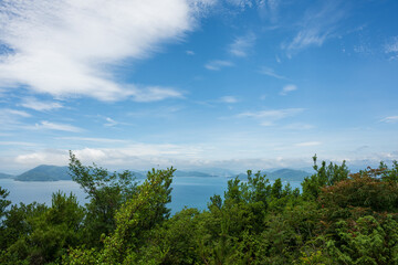 Fototapeta premium 日本の広島県福山市の横島の美しい風景