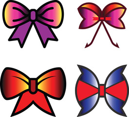 Colorful Bow Tie Set