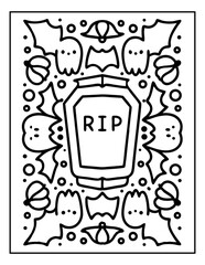 hand drawn coloring pages for kids