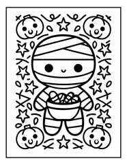hand drawn coloring pages for kids