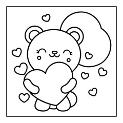 hand drawn coloring pages for kids