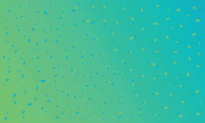 abstract fluid background with green to blue gradient and floating shapes