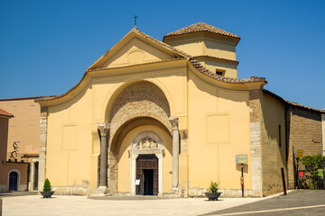 Fototapeta premium Santa Sofia church, a Unesco World heritage monument in Benevento, Italy