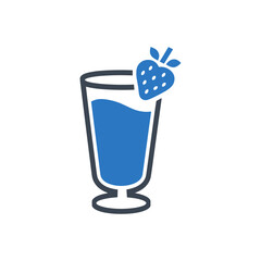 Strawberry Smoothie Icon