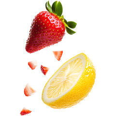strawberry and lemon	