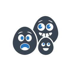 Smiling Eggs Icon