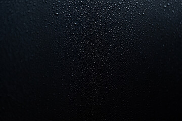 Obraz premium Abstract dark background with water droplets texture