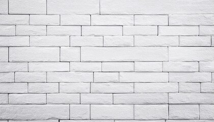 Fototapeta premium texture background concept white brick wall texture background for stone tile block in grey light color wallpaper modern interior and exterior and backdrop design white brick wall background photo