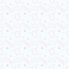 seamless pattern bread