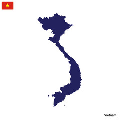 vietnam map with transparent background