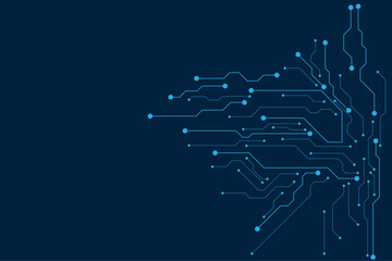 vector futuristic circuit board , Electronic motherboard , Communication and engineering concept , Hi-tech digital technology concept