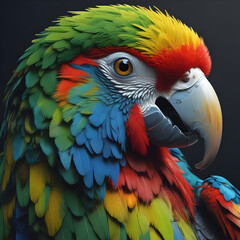 Obraz premium blue and yellow macaw