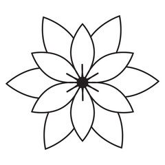 Flower Outline