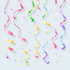 Colorful Confetti Explosion Background