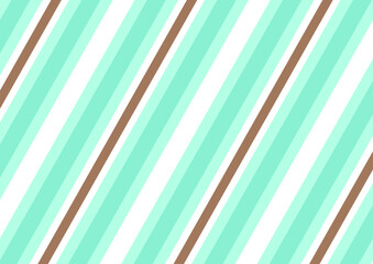 背景　複数のストライプ　チョコミント