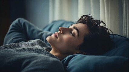 Conceptual representation of stress-free moments symbolizing comfort and relaxation