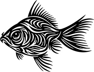 koi fish vector illustration  isolated on white