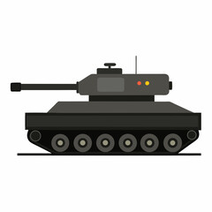 tank isolated on white