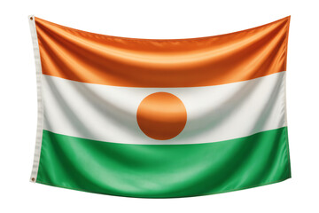 Vibrant Niger Waving Flag Background Image for Design Projects