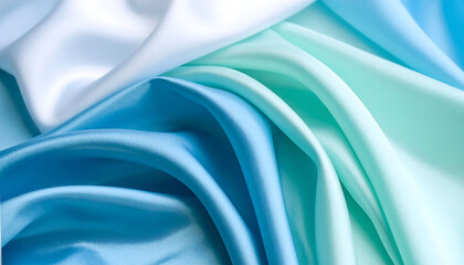 Obraz premium Muted Blue and Green Smooth Texture with Soft Light