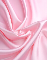 Obraz premium Soft Pink Fabric with Subtle Creases