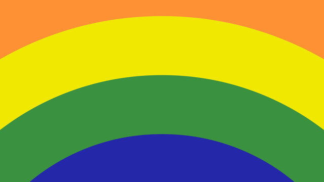 Rainbow Pride 2D and 3D Horizontal Transitions 1 MOGRT 516