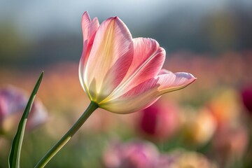 Fototapeta premium pink tulip flower