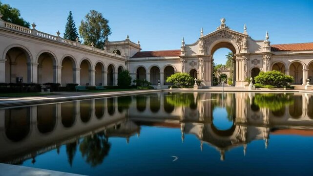 Balboa Park Museum of Man reflecting pool