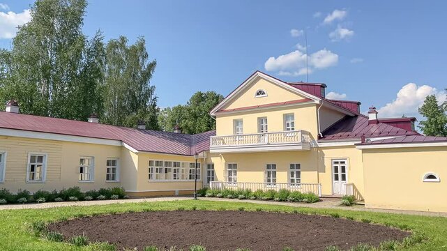 The museum-estate of the composer P.I.Tchaikovsky on fine summer day
