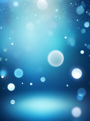 Abstract blue background with glowing bubbles, soft texture, bright light effects, smooth gradient pattern, modern art design, vector wallpaper template surface | ai