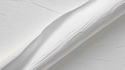 Fototapeta premium White textured paper background with fine grain detail, suitable for design mockups or artistic projects.