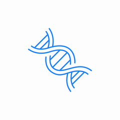 dna vector icon sign vector
