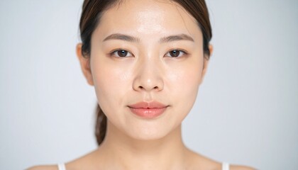 透明感のある肌, 日本人の若い女性, ナチュラルメイク, 近接撮影, 光を活かした演出
Translucent skin, young Japanese woman, natural makeup, close-up shot, light-driven aesthetic