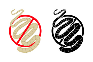 Antiparasitic treatment preventing tapeworm infestation in humans