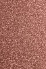 Copper textured glitter card background backdrop. Art and craft hobby supplies concept.