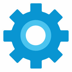 settings gear icon isolated vector on white backgr.svg
