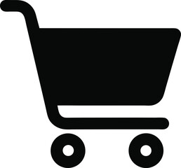 shopping cart icon vector