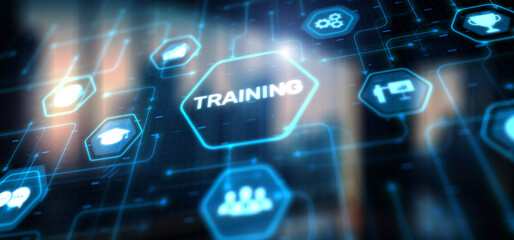 Training Educational Skills Development Business Internet Technology Concept