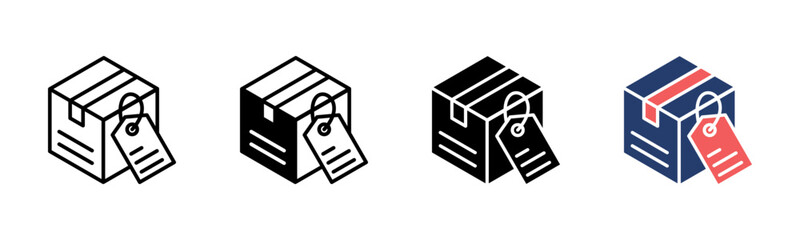 Product Tag icon sheet multiple style collection