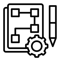 Plan Document  Icon Element For Design	