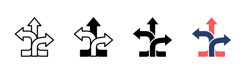 Conversion Path icon sheet multiple style collection
