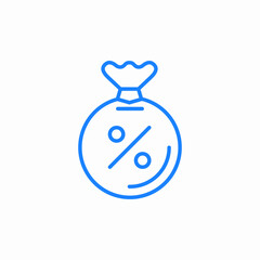 money income rate icon sign vector