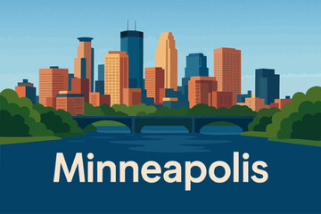 Bright Day in Minneapolis

