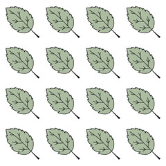 Minimalist and aesthetic leaf seamless pattern. This calm and organic design is suitable for backgrounds, textiles, packaging, branding, web design and more.