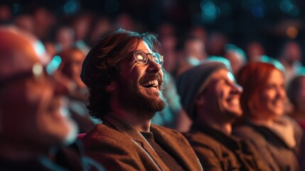 Audience enjoying show