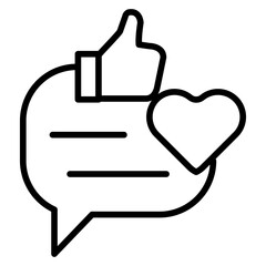 Love message icon