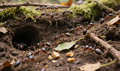 ants in the forest
