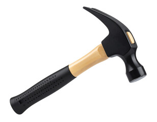  Black Rubber Mallet Isolated on Transparent Background